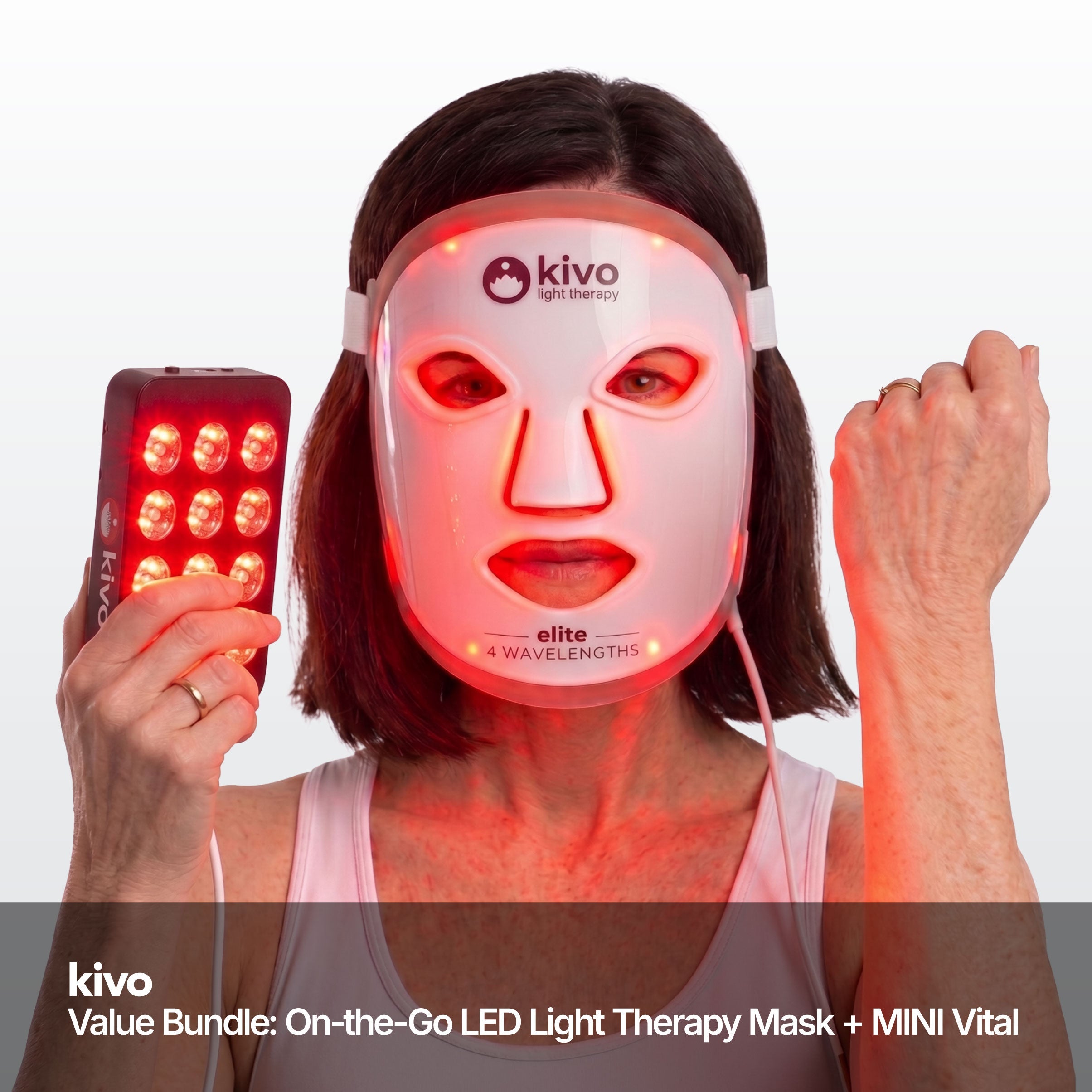 Kivo Elite LED Light Therapy Face Mask